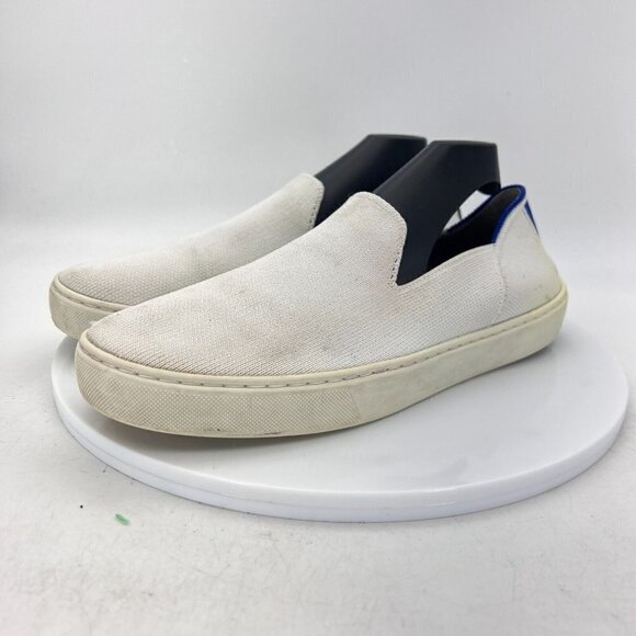 Rothy’s The Original Women Size 8 Bright White Textile Slip On Flat Shoes - Picture 1 of 15